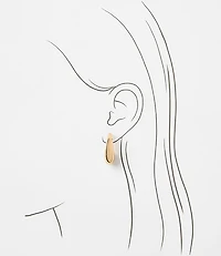Teardrop Hoop Earrings