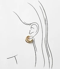 Sparkle Double Hoop Earrings