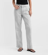 Rivete Mid Rise Relaxed Straight Jeans Smokey Wash