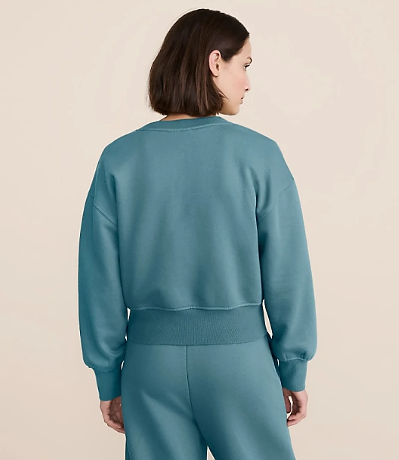 Petite Lou & Grey Weekending Elite Fleece Sweatshirt