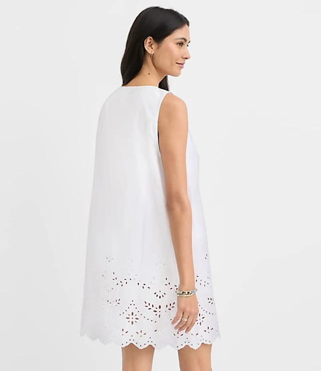 loft eyelet off the shoulder dress LOFT Beach Eyelet Off The Shoulder Dress