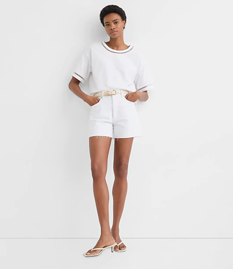 Cutout Jersey Modern Tee