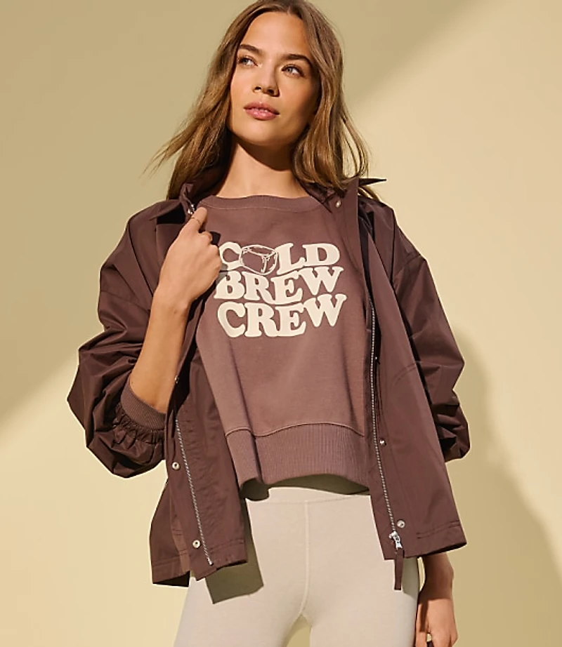 Petite Lou & Grey Peached Dolman Anorak