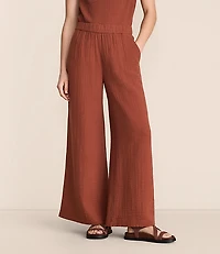 Lou & Grey Triple Cloth Palazzo Pants