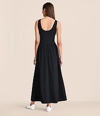 Petite Lou & Grey Wanderweave Mixed Media Maxi Pocket Dress