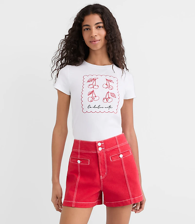 La Dolce Vita Ribbed Tee