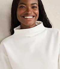 Haven Well Within Soft-Brushed Fleece Funnel Neck Pullover