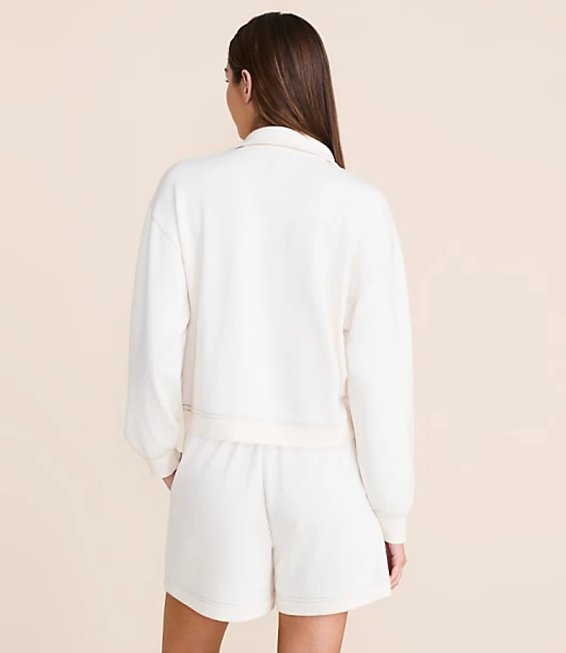Petite Lou & Grey Terrysoft Polo Top