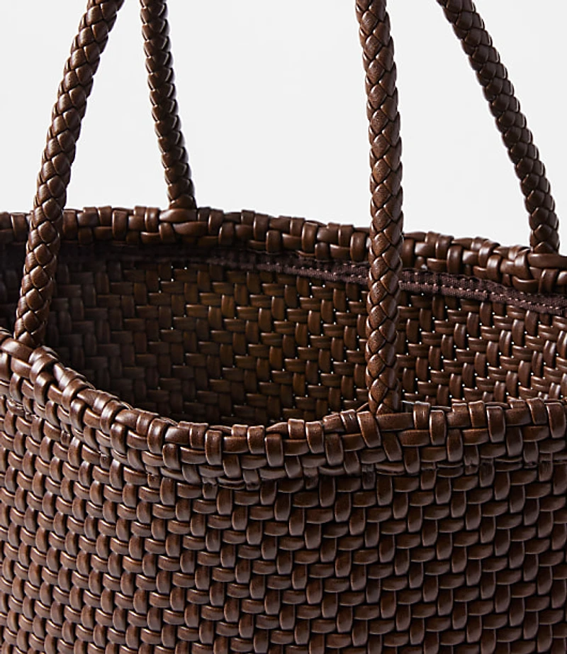 Mini Woven Tote Bag