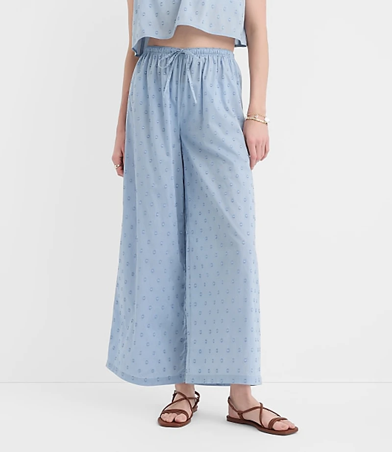LOFT Beach Clip Dot Pants