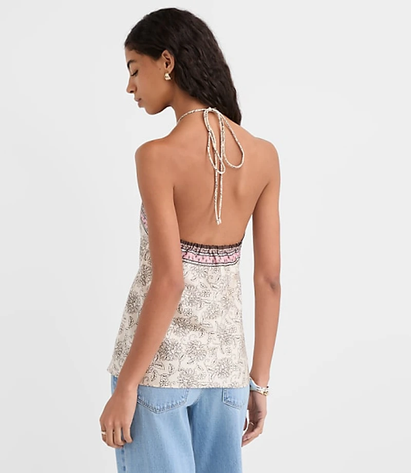 Petite Patchwork Halter Top