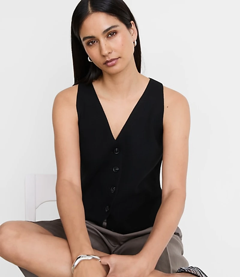 Petite LOFT Versa Sweater Vest Top