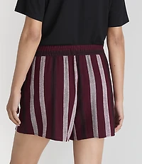 Lou & Grey Striped Linen Cotton Shorts