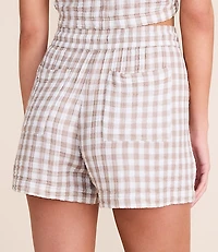 Lou & Grey Checkered Triple Cloth Shorts
