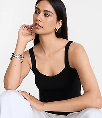 Petite LOFT Versa Bustier Sweater Cami