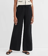 Petite Sawyer Pull On Pants Linen Blend