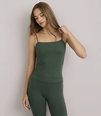 Lou & Grey Heathered Brushedsoft Cord Strap Tank Top