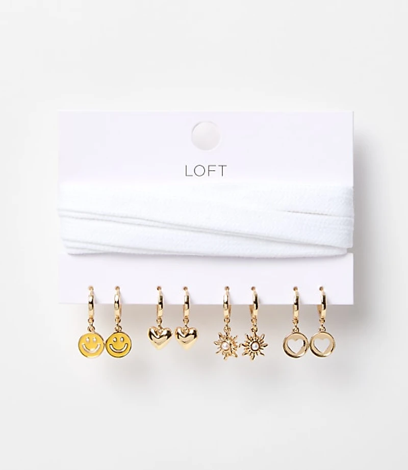 Happy Heart Shoe Charm Set