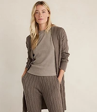 Haven Well Within Organic Cotton Cashmere Cable Cardigan