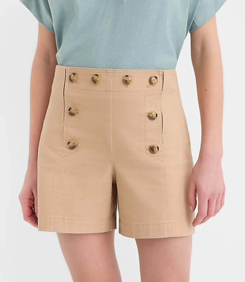 Petite Mariner Shorts Twill