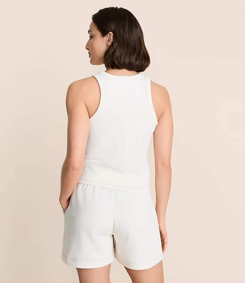 Petite Lou & Grey Terrysoft Contrast Stitch Tank Top