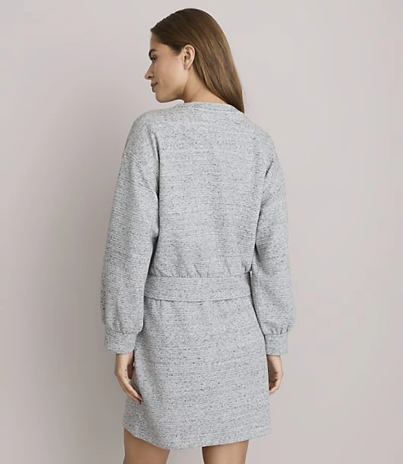 Lou & Grey Flecked Ottoman Gathered Hem Top