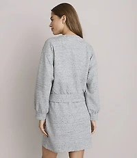 Lou & Grey Flecked Ottoman Gathered Hem Top