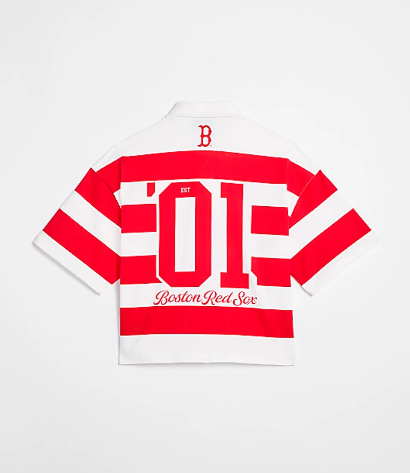 Wild Collective Red Sox Polo Tee