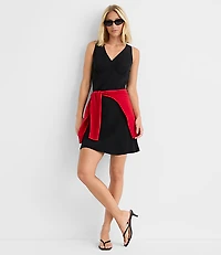 Petite V-Neck Mini Dress