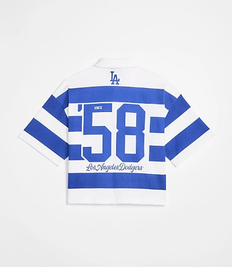 Wild Collective Dodgers Polo Tee