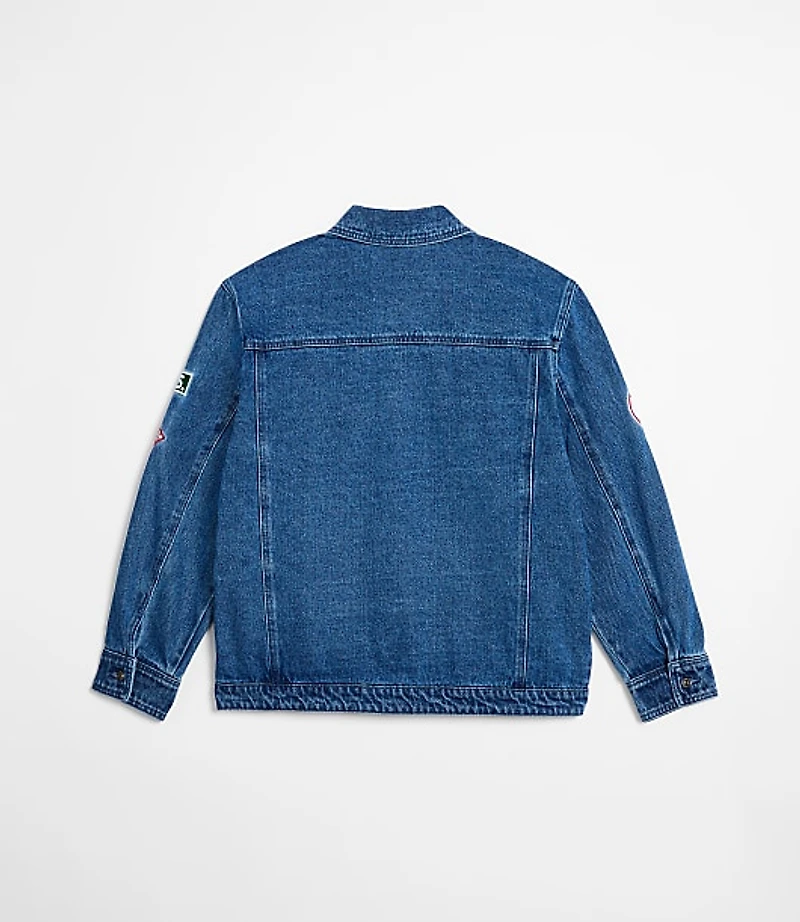 Wild Collective Red Sox Denim Jacket