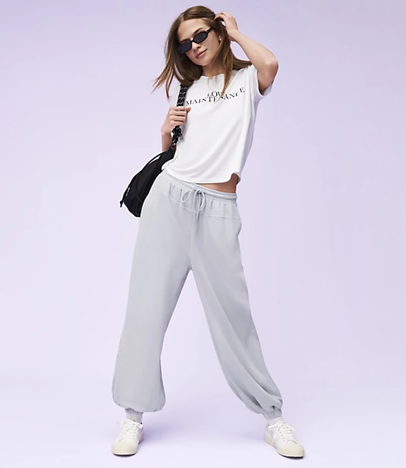 Lou & Grey Garment Dyed Terrysoft Balloon Pants