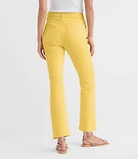 Rivete Tall High Rise Kick Crop Jeans Daffodil Bloom
