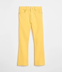Rivete Tall Curvy High Rise Kick Crop Jeans Daffodil Bloom