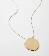 Coin Pull Tie Pendant Necklace