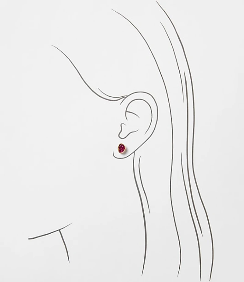 Sparkle Heart Stud Earring Set