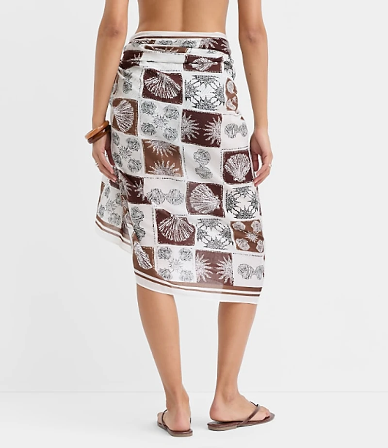 LOFT Beach Seashell Sarong