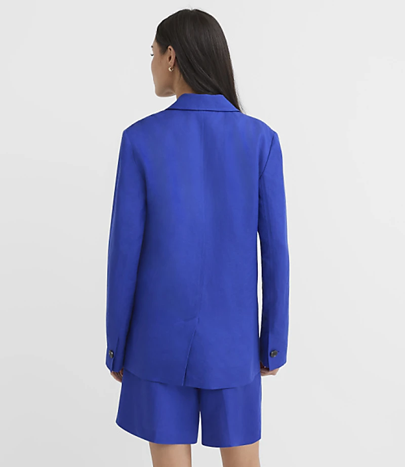 Linen Blend Modern Blazer