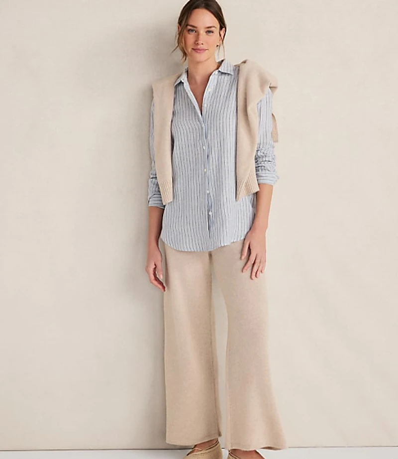 Haven Well Within The Daily Shirt Linen Stripe