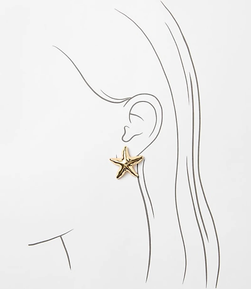Starfish Stud Earrings