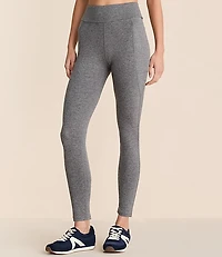 Lou & Grey Heathered Brushedsoft Side Pocket 7/8 Leggings