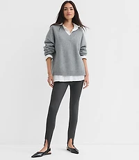 Stirrup Leggings in Heathered Ponte