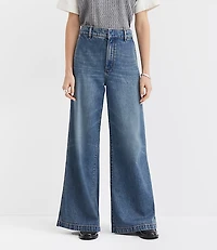 High Rise Trouser Jeans Authentic Vintage Mid Wash