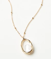 Mother Of Pearl Center Necklace