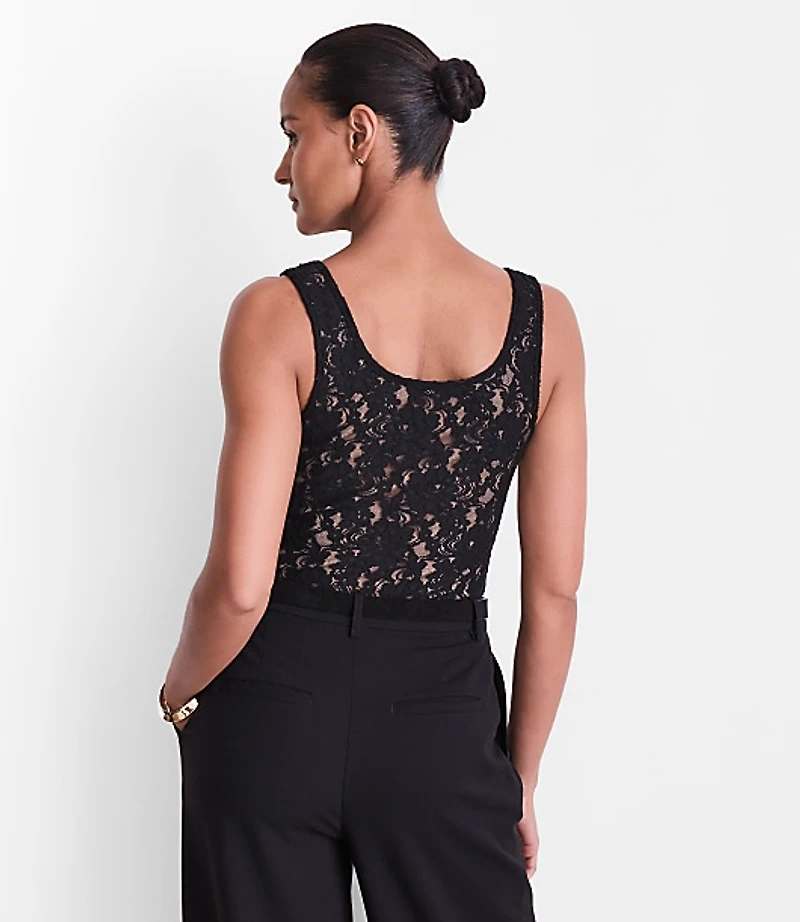 LOFT Versa Floral Lace Bodysuit
