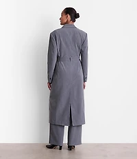 LOFT Versa Seasonless Stretch Belted Coat Heather