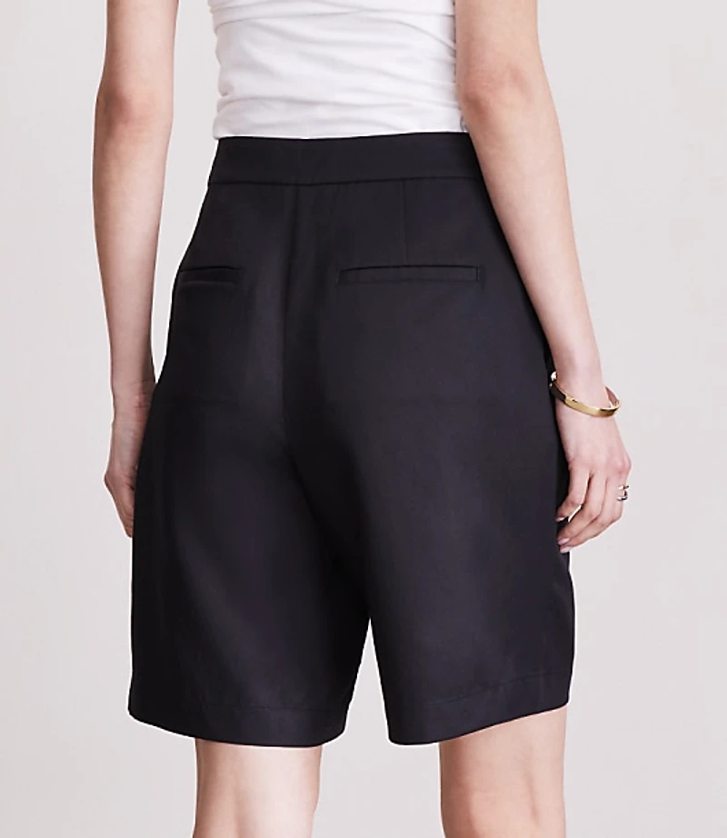 Petite LOFT Versa Pure Spun Bermuda Shorts