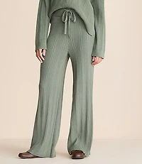 Lou & Grey Ribbed Wide Leg Sweater Pants