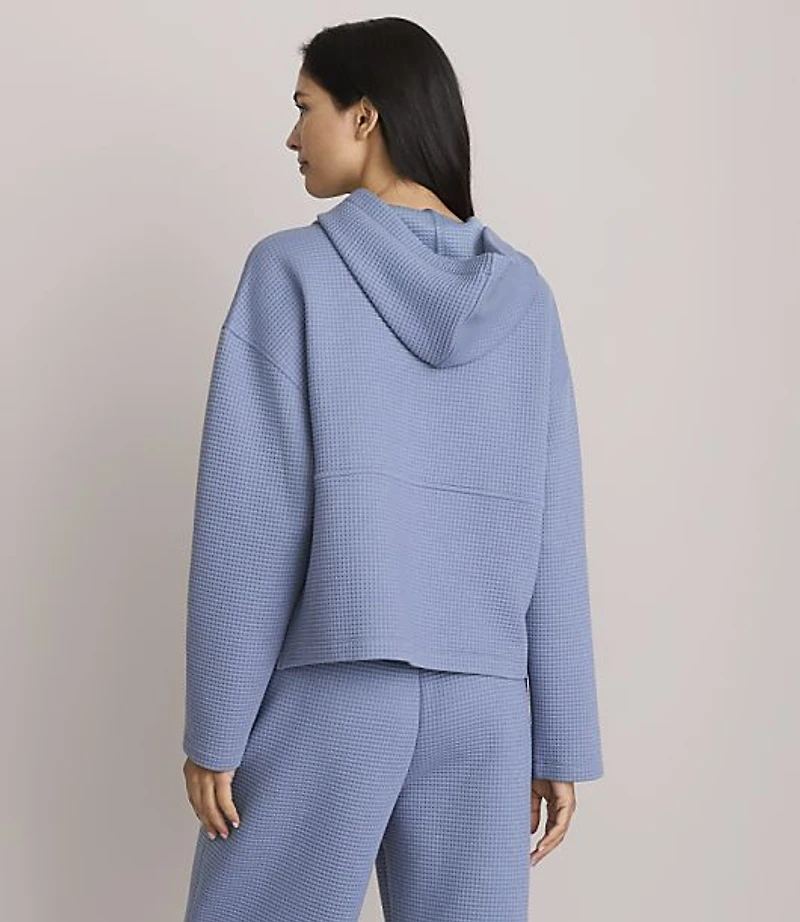 Lou & Grey Wafflestitch Snap Hoodie