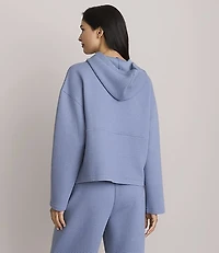 Lou & Grey Wafflestitch Snap Hoodie